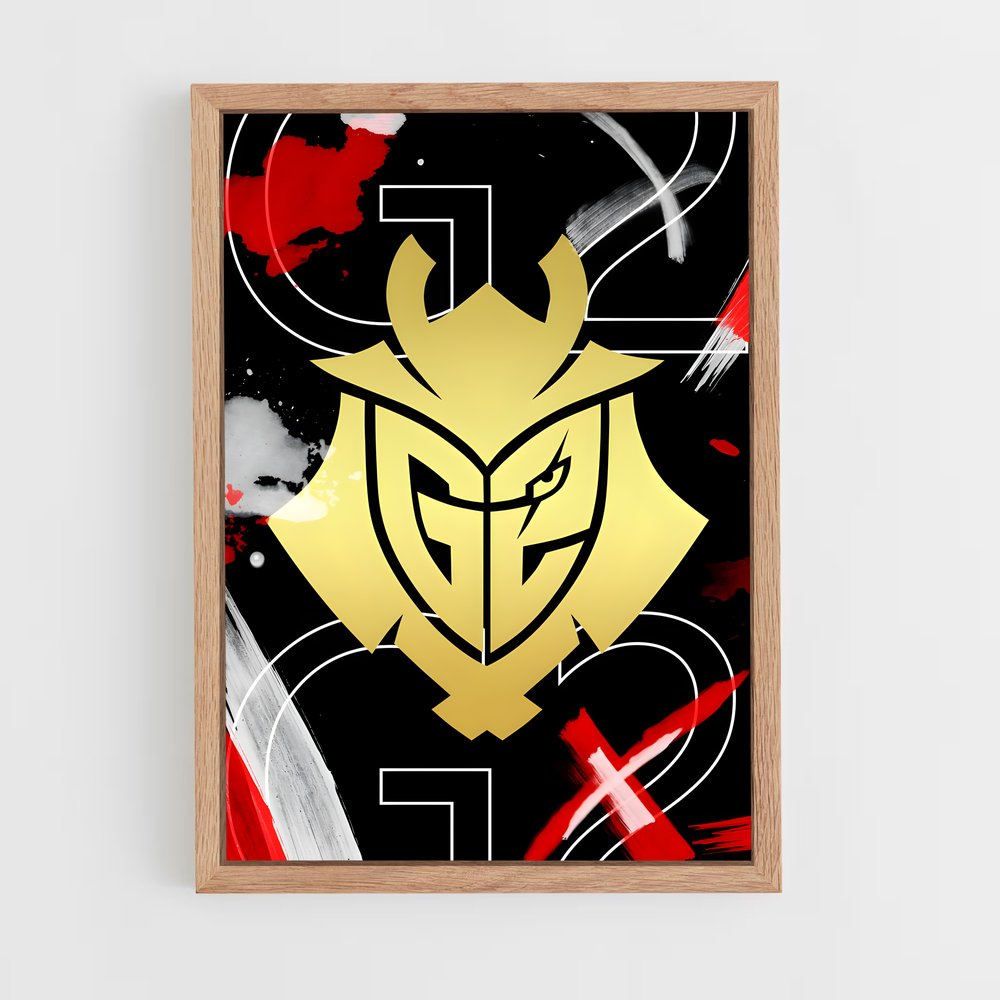 Poster G2 Gold Rush – affiche Esports (vue 4)